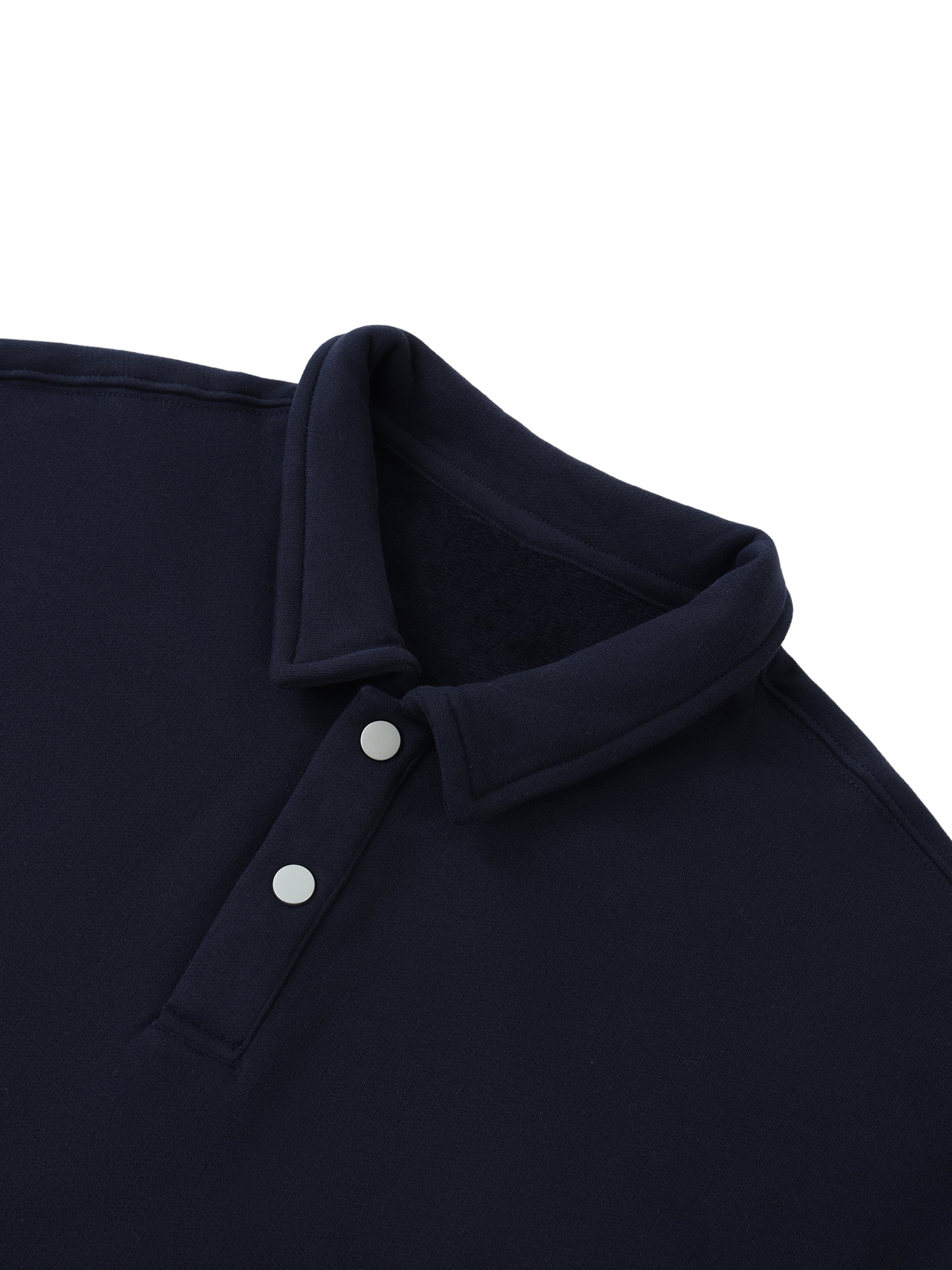 Collared globe sweatshirt