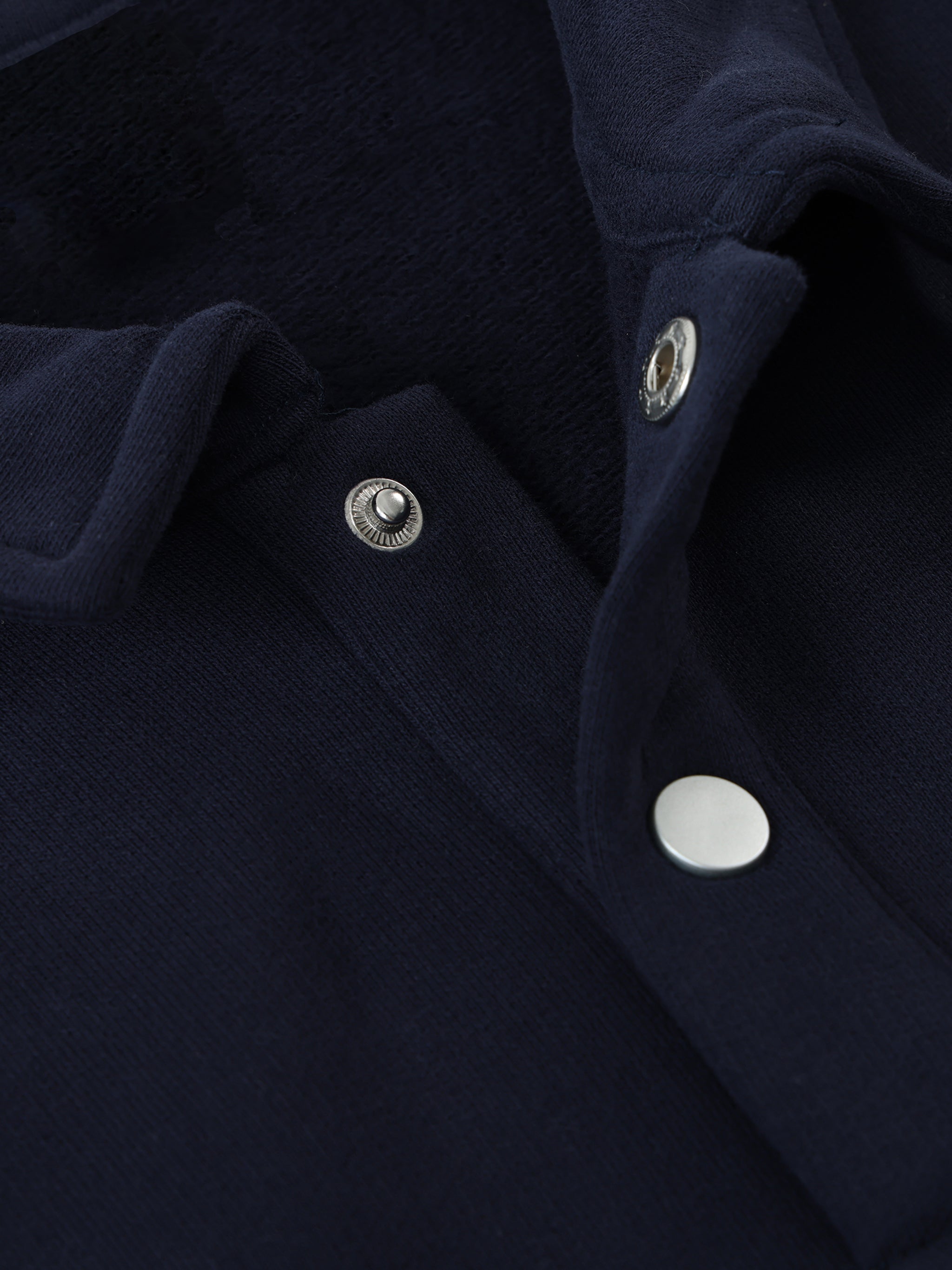 Collared globe sweatshirt