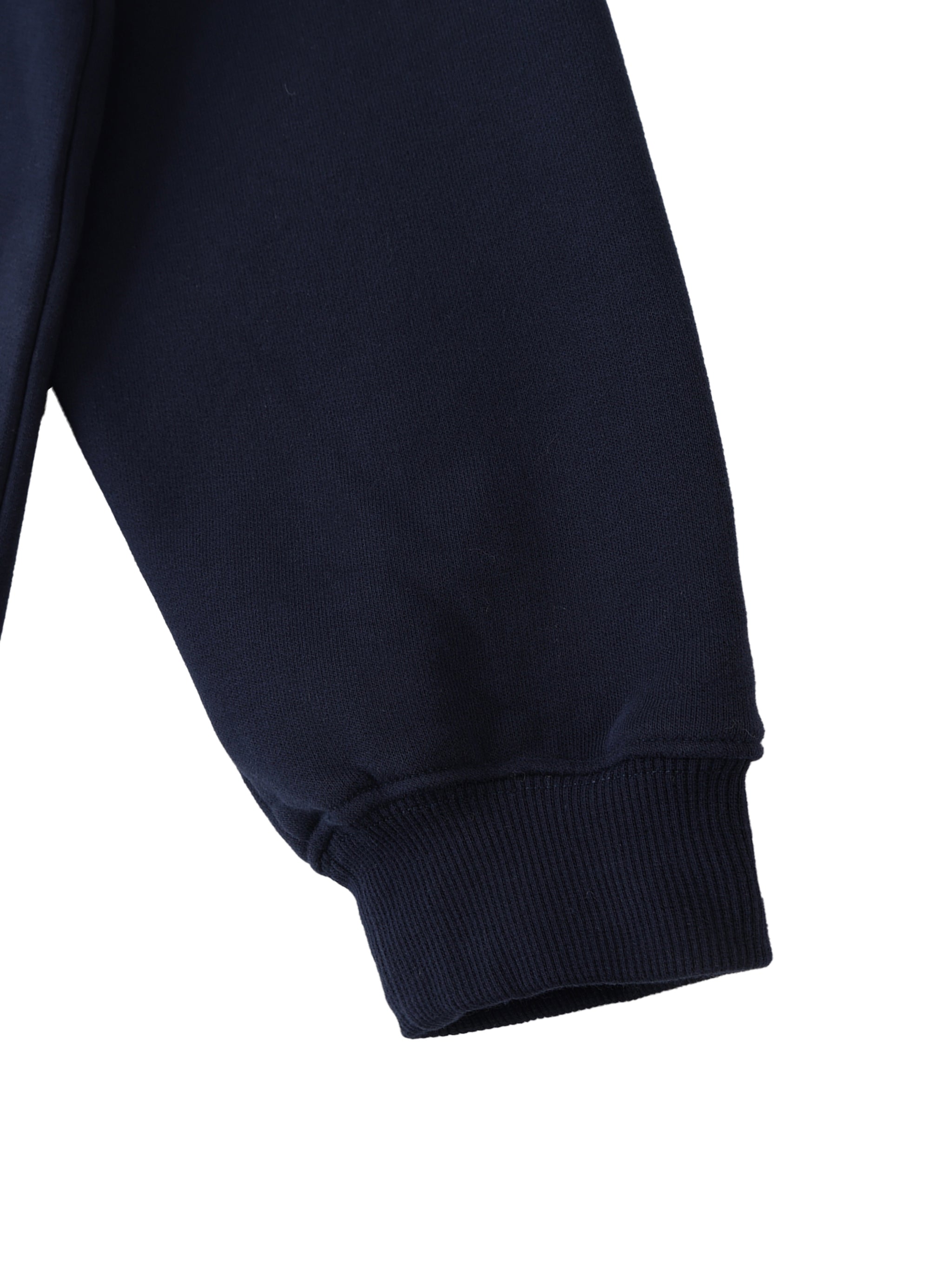 Collared globe sweatshirt