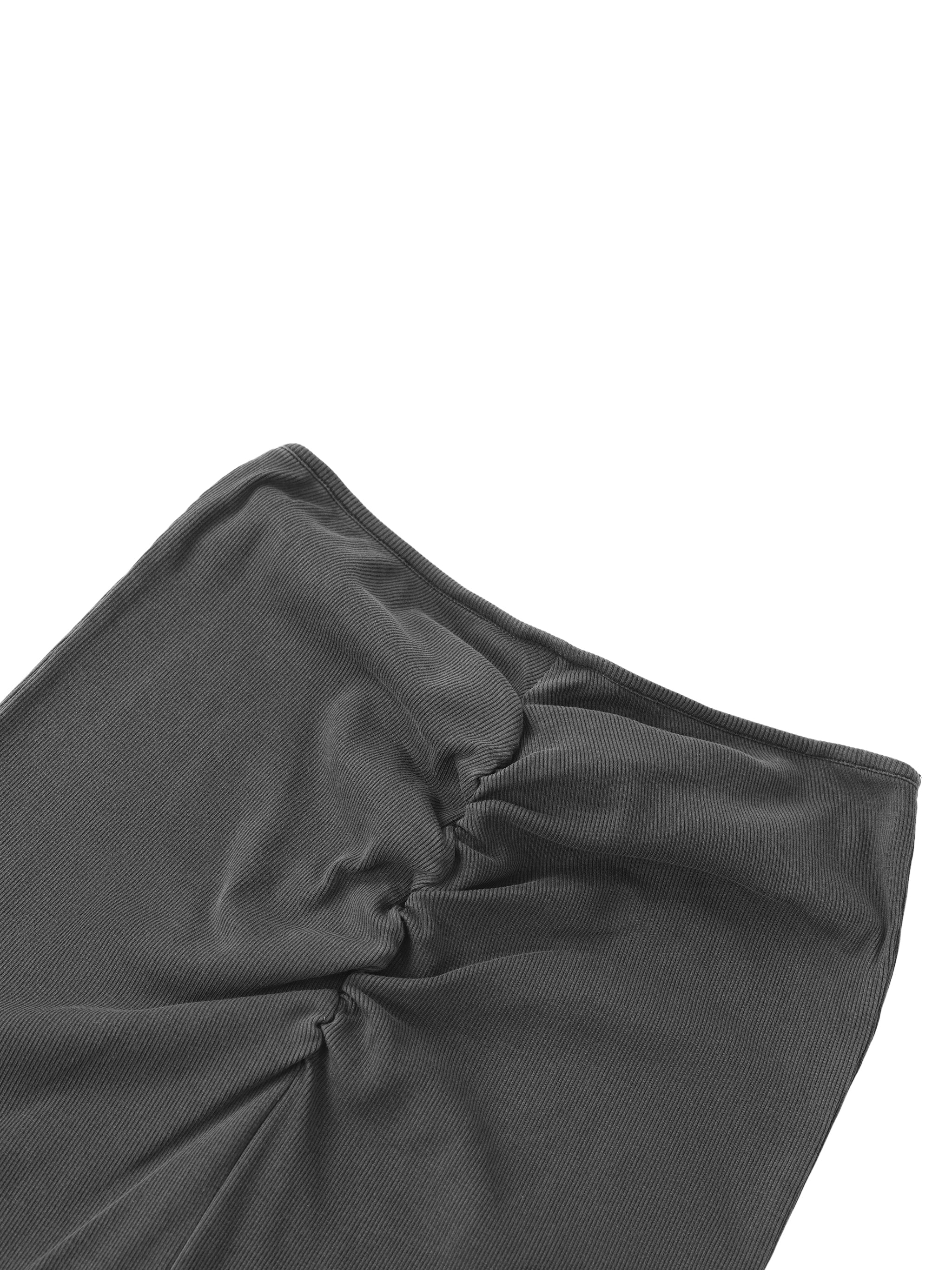 Drawstring Maxi Skirt