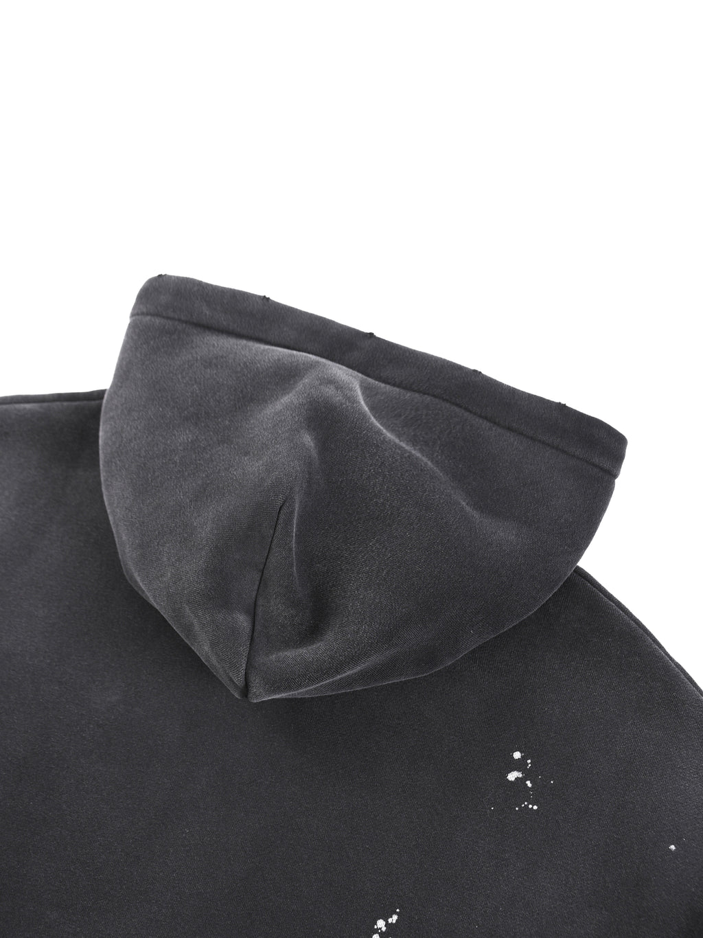 N-S Frayed Fleece Hoodie