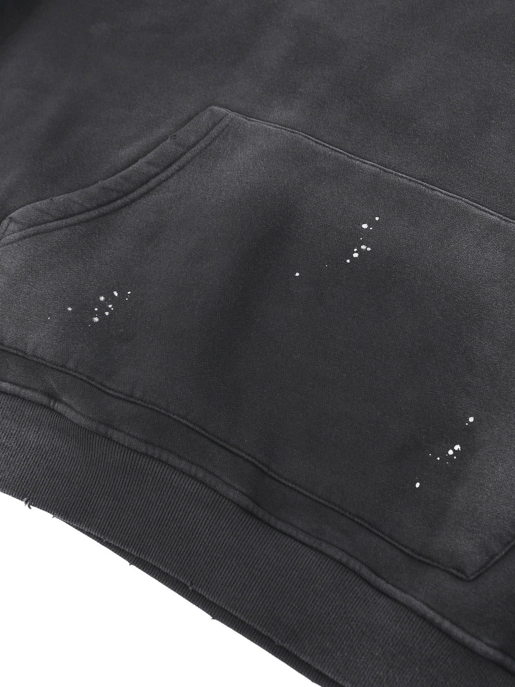 N-S Frayed Fleece Hoodie