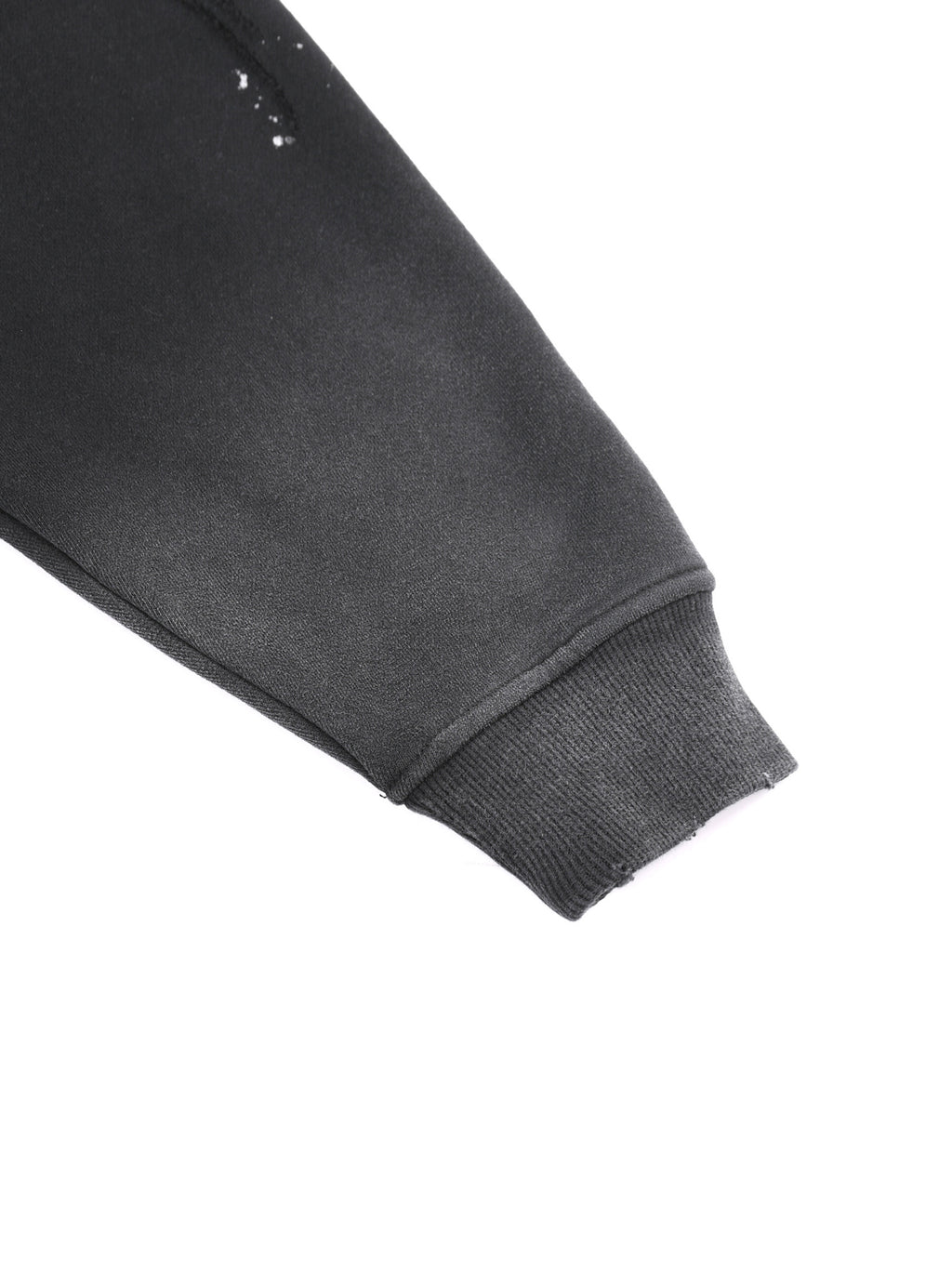 N-S Frayed Fleece Hoodie
