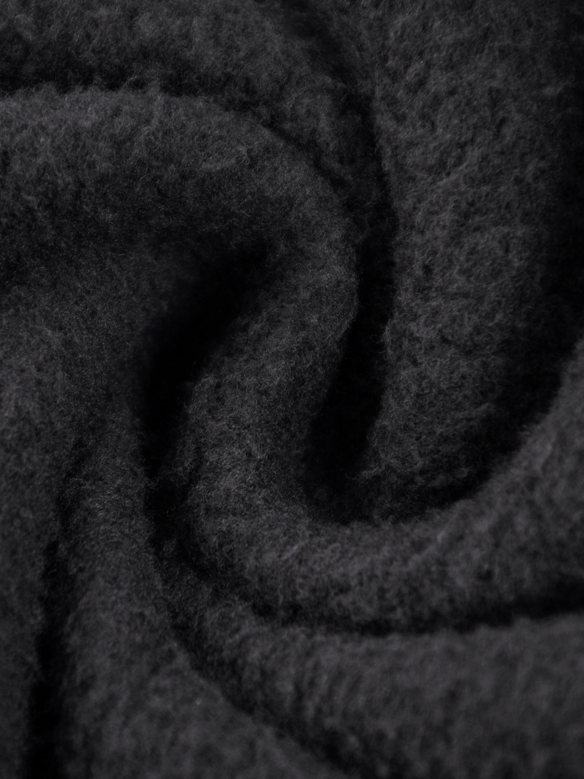N-S Frayed Fleece Hoodie