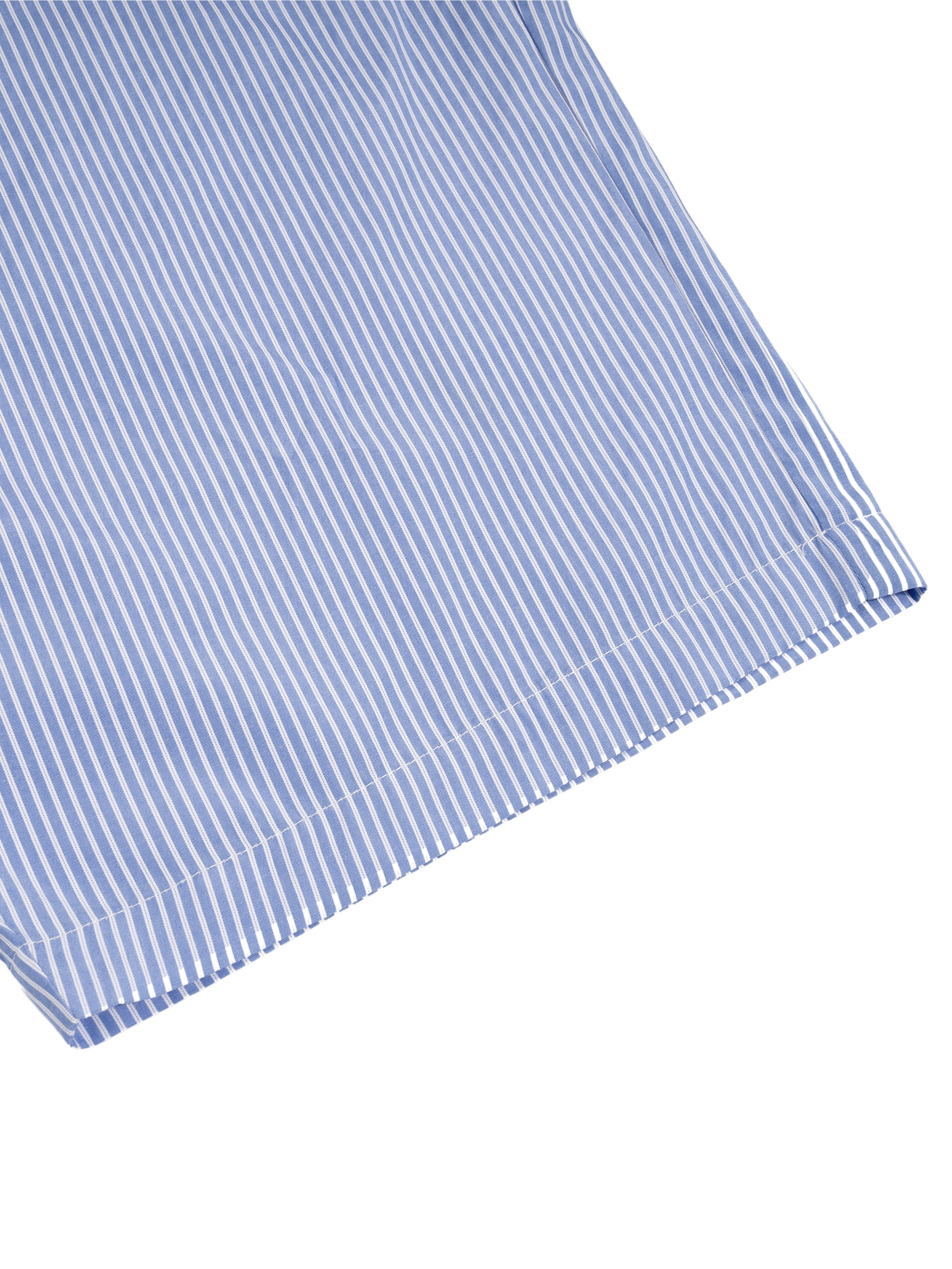 Vertical Stripe Barrel Pants