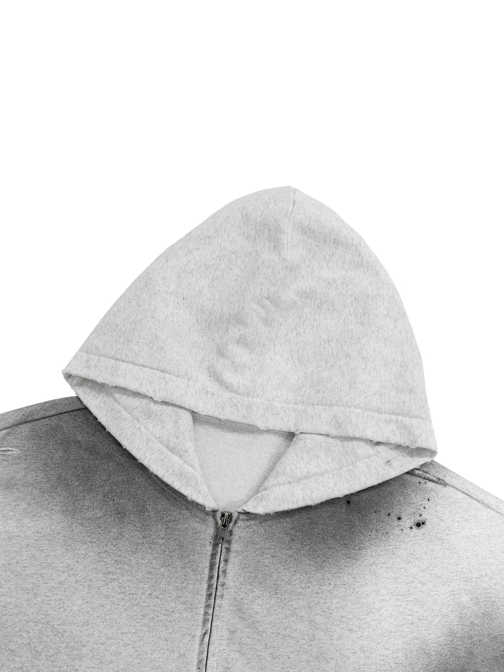 N-S Distressed Fleece Hoodie