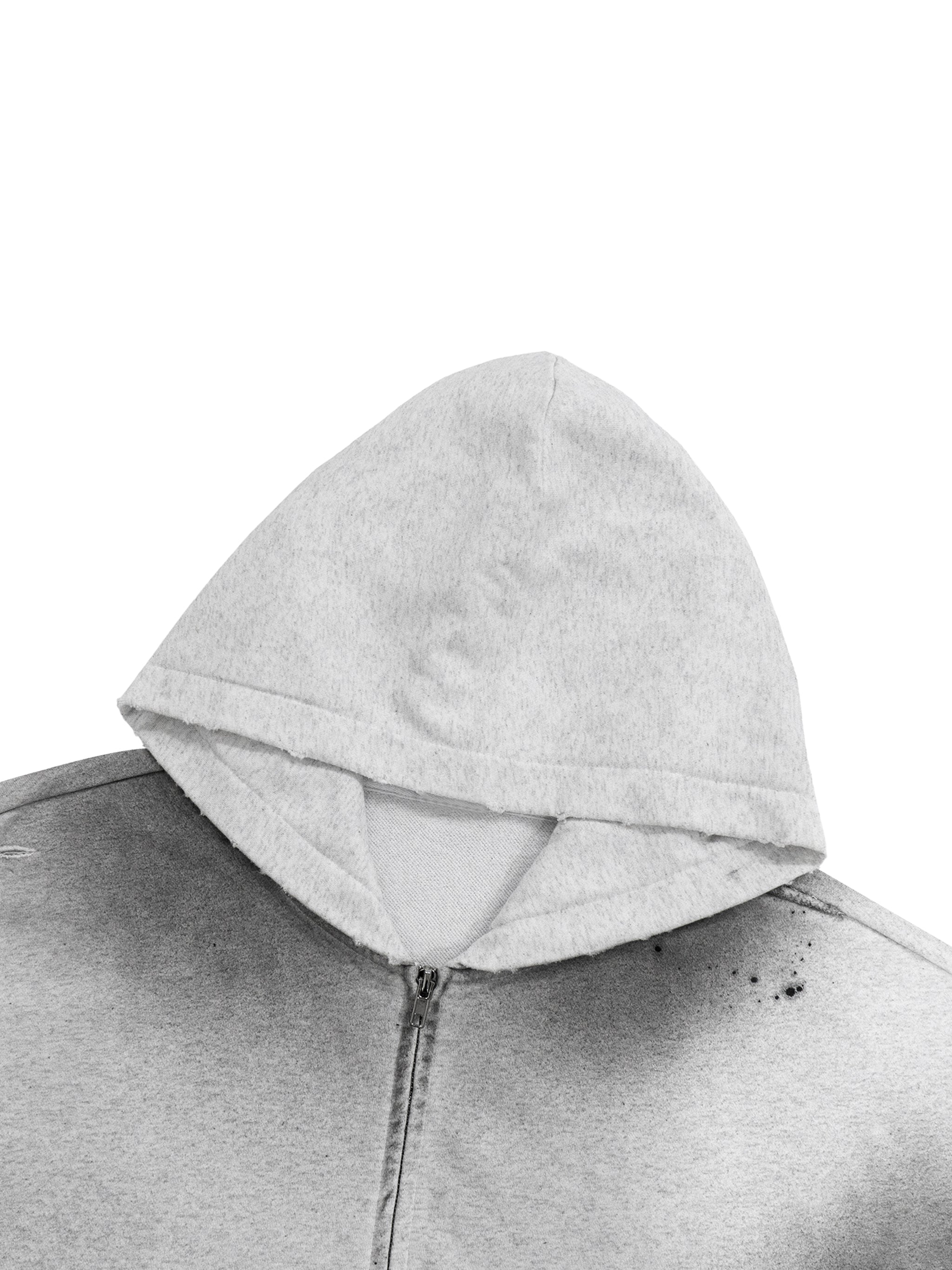 N-S Distressed Fleece Hoodie