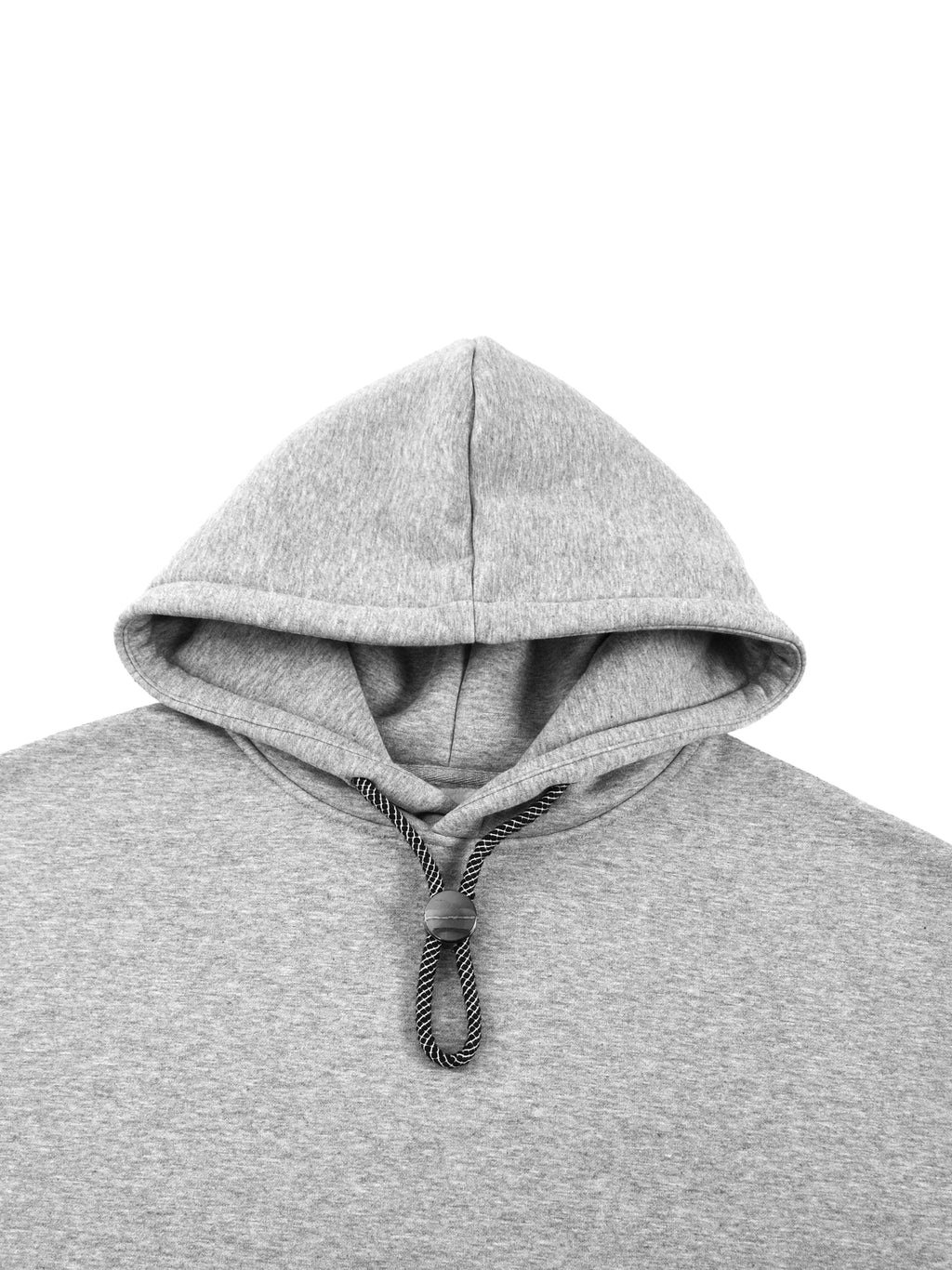 Drawstring script hoodie