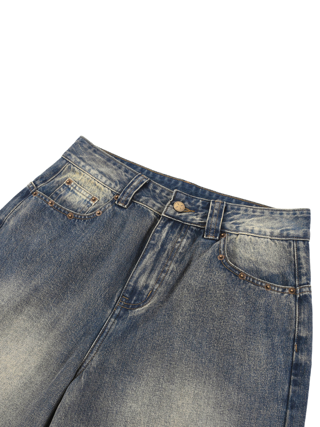 N-S Baggy Denim Shorts