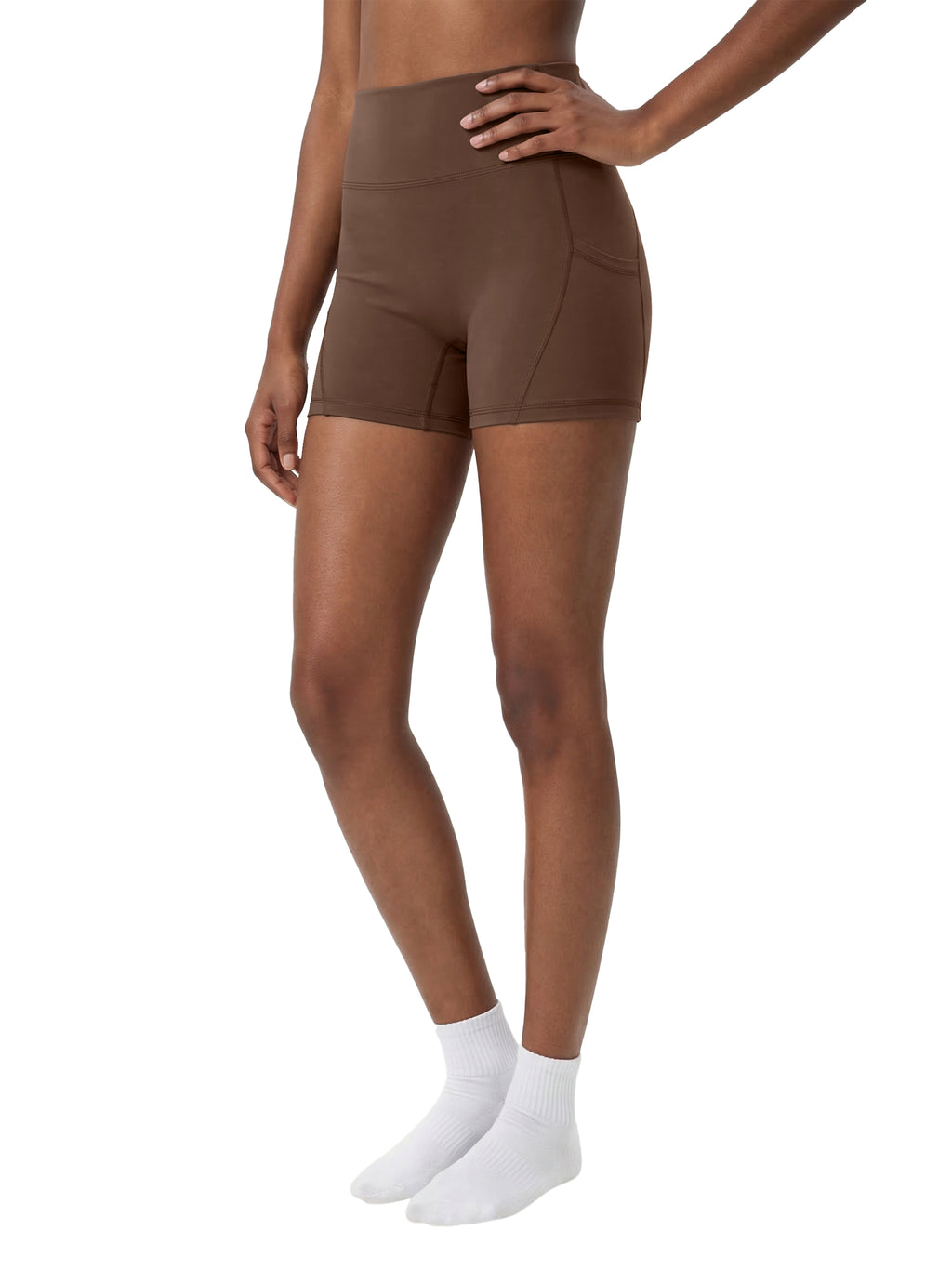 Pocket Biker Shorts (Black Logo)