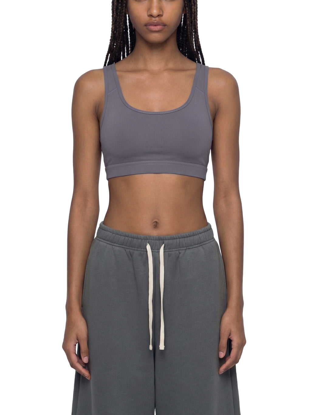 Sports Bra (Black Logo)