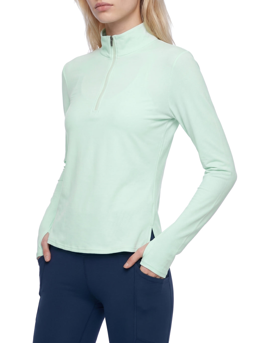 Quarter-Zip Yoga Pullover