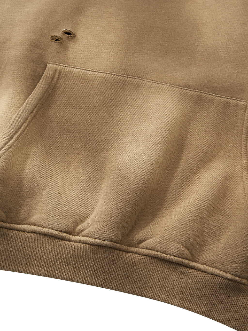 Frayed Fleece Hoodie