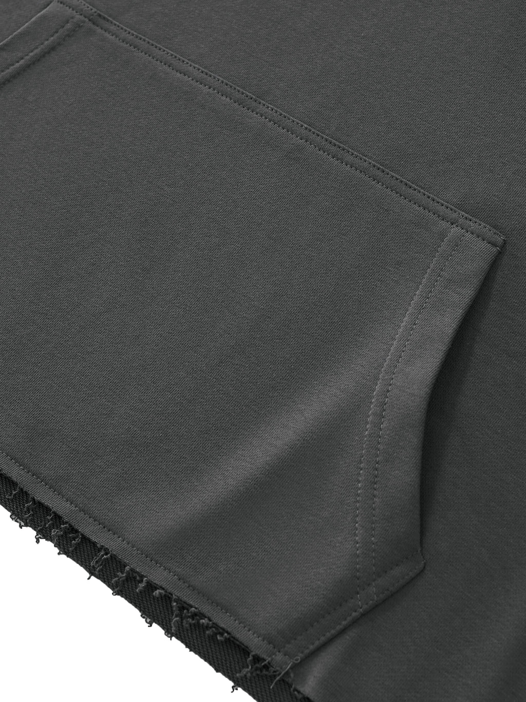 Raw Edge Hoodie