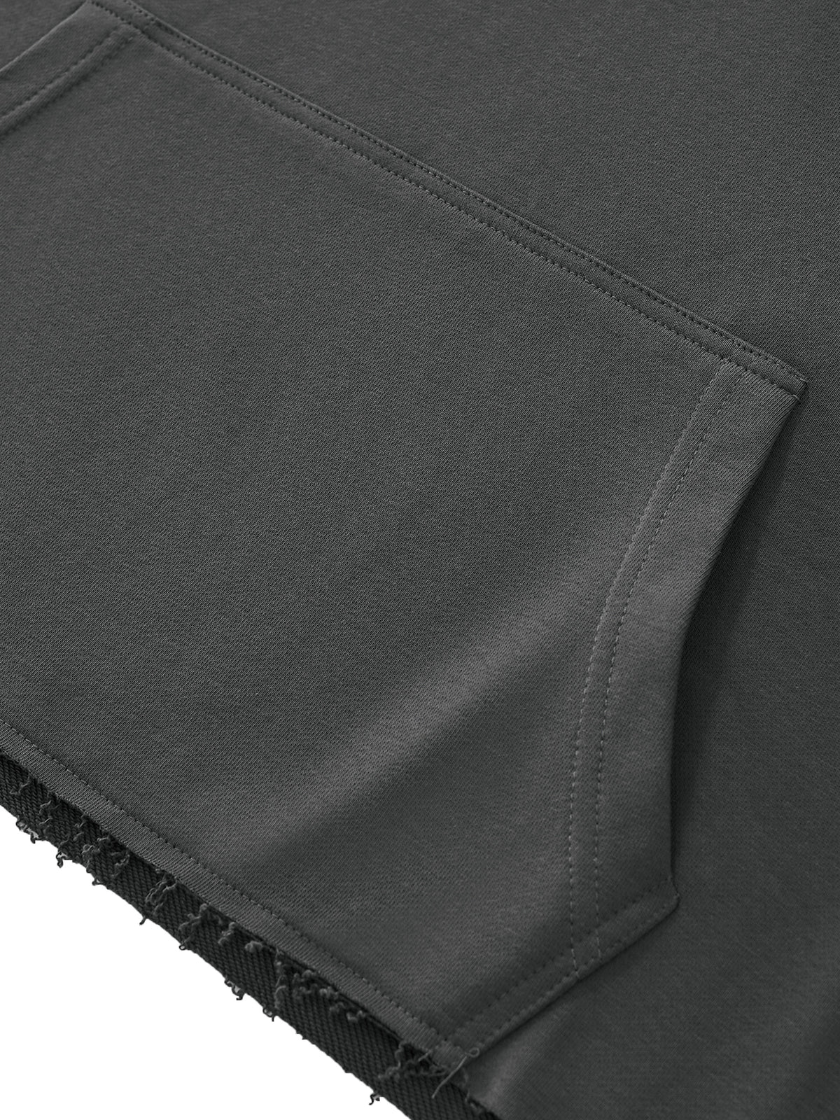 Raw Edge Hoodie
